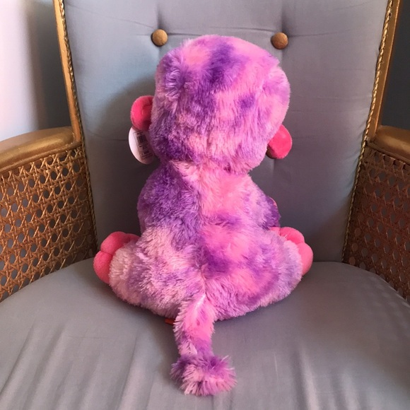 NWT Adventure Planet Tie-Dye brights pink & purple monkey plush stuffed animal - Picture 6 of 9